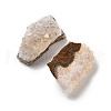 9Pcs Electroplate Natural Quartz Crystal Display Decorations G-H084-01C-3