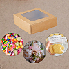 Kraft Paper Candy Storage Box CON-WH0084-90B-7
