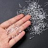 1000Pcs 2 Style Eco-Friendly Plastic Stud Earring Findings KY-YW0001-11-5