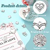 45Pcs 15 Styles Tibetan Styles Alloy Pendants FIND-YW0005-09-3