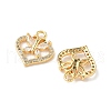 Brass Micro Pave Cubic Zirconia Pendants KK-D373-01E-G-2
