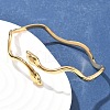 304 Stainless Steel Cuff Bangles for Women AJEW-P127-06G-3