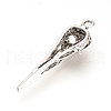 Tibetan Style Alloy Pendants TIBEP-R346-30AS-NR-3