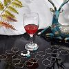 Unicraftale 100Pcs 2 Colors 316 Surgical Stainless Steel Wine Glass Charms Rings STAS-UN0028-95B-3
