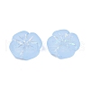 Frosted Transparent Acrylic Beads OACR-P029-19B-01-3