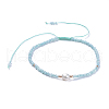 Adjustable Nylon Thread Braided Beads Bracelets BJEW-JB04375-05-1