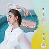 Unicraftale Tibetan Style Alloy Tree of Life Keychains KEYC-UN0001-21-5