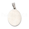 Non-Tarnish 304 Stainless Steel Pendants STAS-E195-01P-2