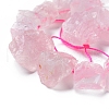 Natural Rose Quartz Beads Strands G-I283-D05-3