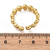 Brass Cuff Rings for Women Men RJEW-C118-02G-5