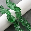 Transparent Glass Beads Strands GLAA-S386-02-1