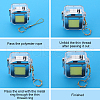 Polyester Cord Mobile Making Cord Loops AJEW-WH0504-56-6
