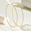 Stylish Stainless Steel Exaggerated Ring Hoop Earrings YK5940-5