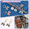 Alloy Enamel Handbag & Bowknot Pendant Locking Stitch Markers HJEW-AB00086-4