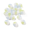 Two Tone Transparent Resin Beads RESI-S013-01D-1