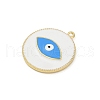 Brass Enamel Pendants KK-M322-04G-3