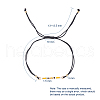 Adjustable Braided Bead Bracelets X-BJEW-JB04853-3
