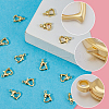Beebeecraft 30Pcs Brass Lobster Claw Clasps KK-BBC0014-65G-6