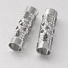 Tarnish Resistant Column 316 Surgical Stainless Steel Hollow Tube Beads X-STAS-M255-01-1