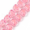 Handmade Lampwork Beads Strands LAMP-F029-04E-1