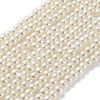 Baking Painted Pearlized Glass Pearl Round Bead Strands HY-Q003-4mm-02-2