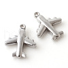 Tarnish Resistant 201 Stainless Steel Airliner Pendants X-STAS-Q195-103-1