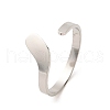304 Stainless Steel Open Cuff Rings RJEW-Q808-02A-P-1