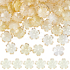 SUNNYCLUE 200Pcs Acrylic Bead Caps OACR-SC0001-83E-1