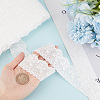 Cotton Hollow Embroidered Lace Trim SRIB-WH0011-053-1-3