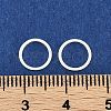 Rack Plating Brass Linking Rings KK-P286-01A-S-3