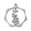 304 Stainless Steel Pendants STAS-P338-01A-P-1