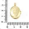 Brass Locket Pendants KK-H206-01G-01-3