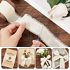 5 Yards Cotton Frayed Fringe Ribbon OCOR-WH0081-37-5