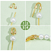   120Pcs 2 Styles Brass Cord Locks KK-PH0006-84LG-4