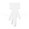 Hand Shaped Cardboard Paper Bracelet Display Cards CDIS-F004-01B-2
