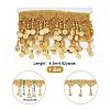   4.5m Sparkle Polyester Tassel Lace Trims OCOR-PH0003-88-2
