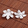 Flower Acrylic Imitation Pearl Beads OACR-O002-2996-2