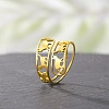 304 Stainless Steel Cuff Rings RJEW-S628-08G-1