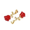 Brass Pendants KK-C095-03G-3