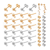 304 Stainless Steel Stud Earring Findings STAS-PH0018-58-6