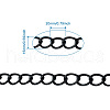 Aluminium Twisted Chains Curb Chains CHA-TA0001-05EB-17
