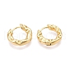 Ring Brass Hoop Earrings for Women EJEW-N054-59G-2
