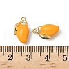 304 Stainless Steel Enamel Charms STAS-V015-22G-3