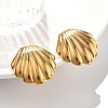 304 Stainless Steel Shell Shaped Studs Earrings for Women EJEW-K306-23G-3
