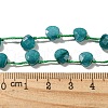 Synthetic Turquoise Dyed Beads Strands G-F513-02A-01-4