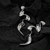 Silver Needle Silver Earrings Fashion Metal Earrings Simple Design Earrings TV7290-19-1