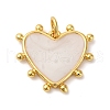 Brass Enamel Pendants KK-I276-20G-1