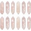 Olycraft Faceted Natural Rose Quartz Double Terminated Points Healing Stones G-OC0003-61-1