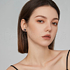 30 Pairs Wood Studs Earring Findings EJEW-DC00002-7