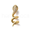 Brass Micro Pave Cubic Zirconia Pendants KK-S517-02G-1